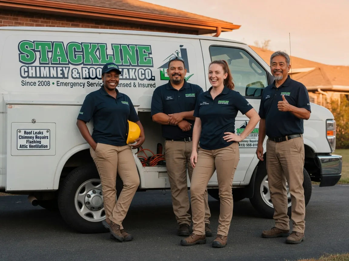 Chimney flashing repair company in Woodstock, GA